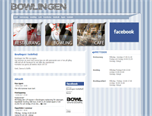 Tablet Screenshot of bowlingensolleftea.se
